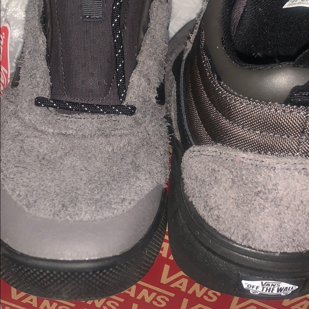 💟VANS ULTRARANGE HIGHT TOP PEAT/BLACK HAIRY SUEDE/CANVAS BRAND NEW - Picture 5 of 16